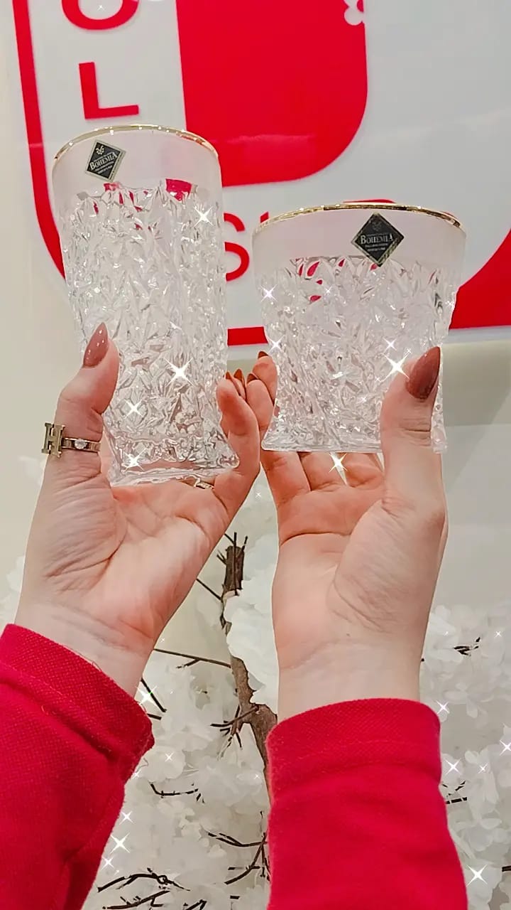 طقم 12كريستال 12500
