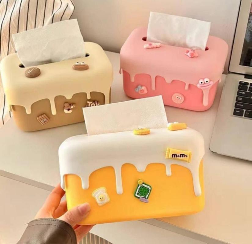 علبه مناديل سيلكون مربع